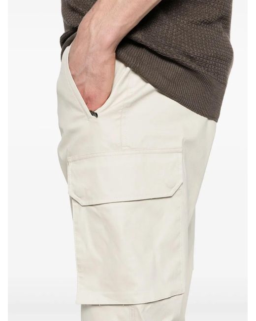 PT Torino Natural Tapered-Leg Cargo Trousers for men