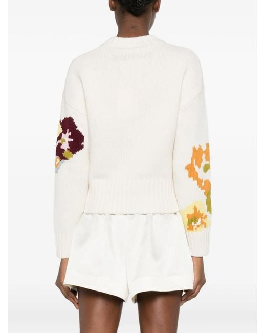 Zimmermann White Floral Jersey