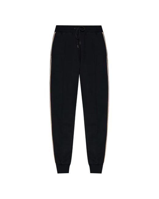 Paul Smith Black Pantalon De Jogging À Rayures Latérales for men