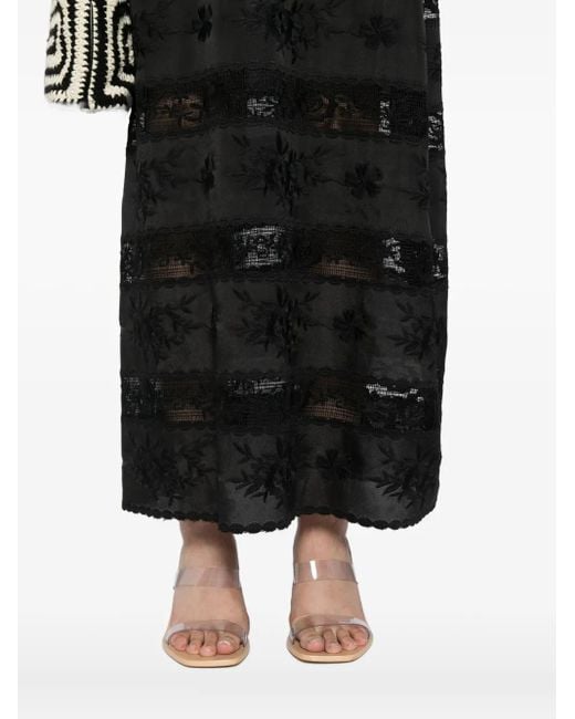 Bambah Black Lotis Maxi Dress