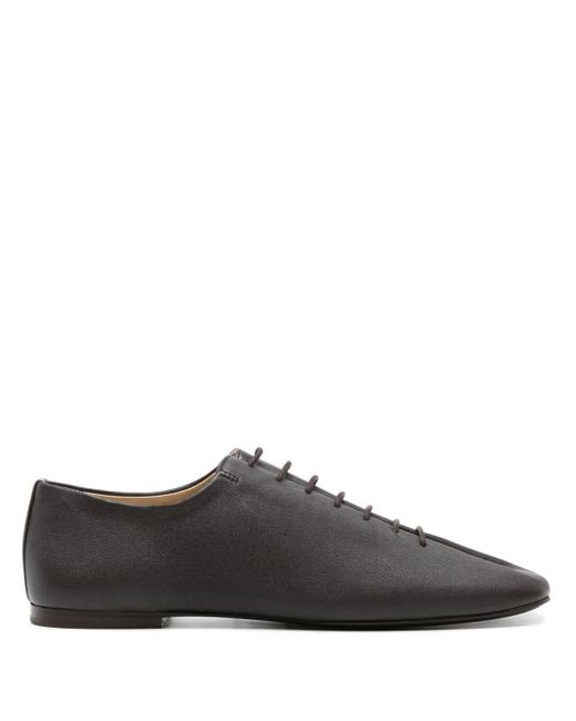 Lemaire Gray Souris Folded Derby Shoes