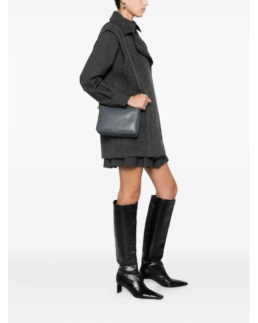 Gianni Chiarini Gray Three Leather Shoulder Bag