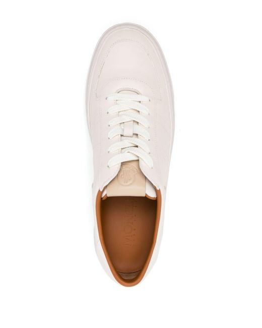 Moncler Monclub Leren Sneakers in het White voor heren