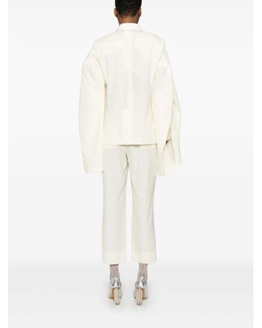 Comme des Garçons Natural Detachable-Sleeves Waistcoat