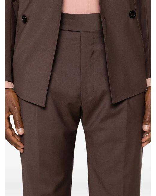 Tagliatore Brown Costume À Veste À Boutonnière Croisée for men