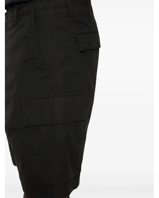 Marc O' Polo Black Cotton Cargo Shorts for men