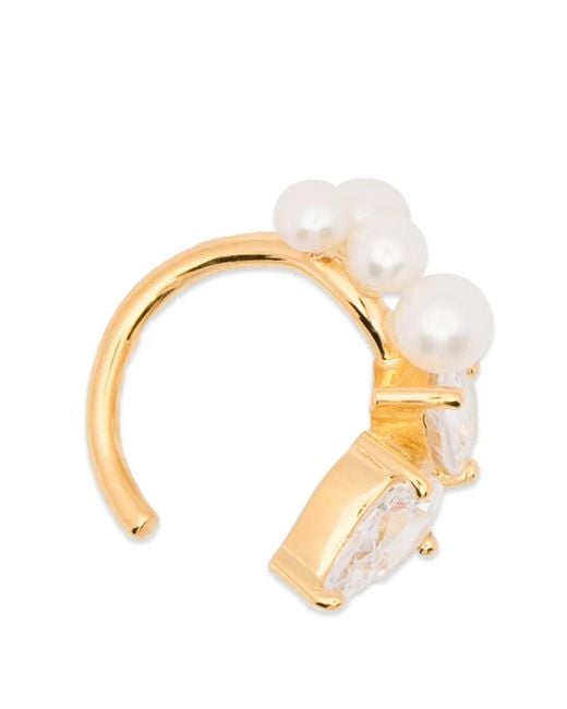 Completedworks Metallic Chasing Shadows Embellished Ear Cuff
