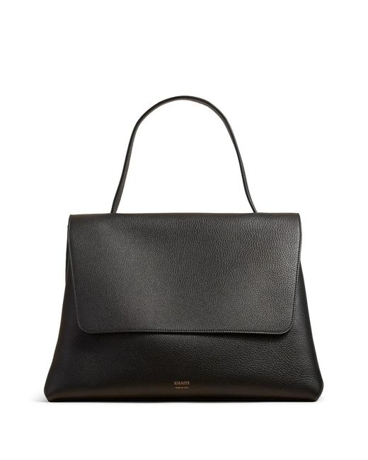 Khaite Black Large Lia Tote Bag
