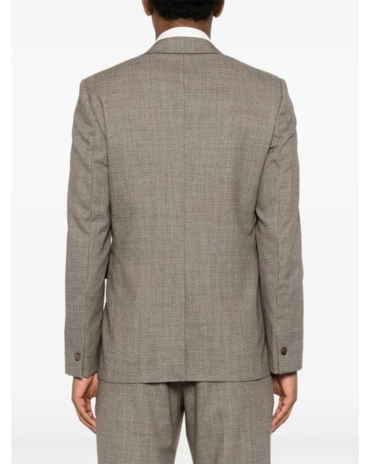 Sandro Brown Long-Sleeve Blazer for men