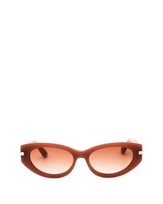 Calvin Klein Pink Cat-Eye Sunglasses