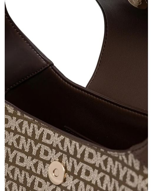 DKNY Gray Avril Shoulder Bag