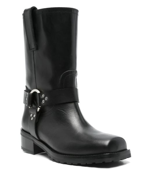 Sonora Boots Black 40Mm Dallas Biker Boots