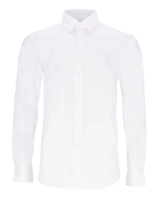 Scotch & Soda Vier-Weg Stretch Overhemd in het White voor heren