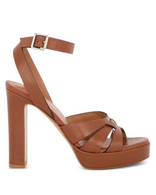 Guglielmo Rotta Gaud プラットフォーム サンダル Brown