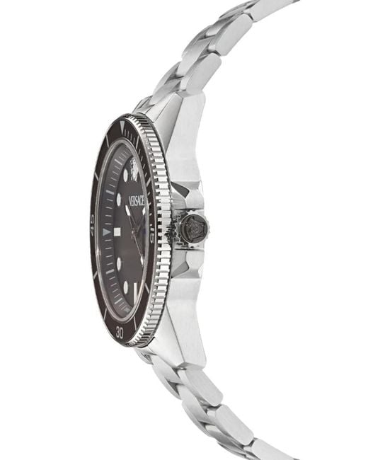 Versace Black Greca Force 42Mm Watch for men