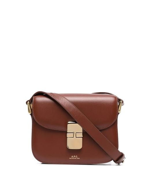 A.P.C. Brown Small Grace Bag