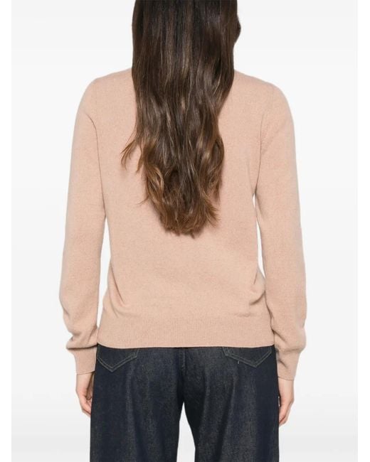 Peserico Natural Embellished-Detail Sweater