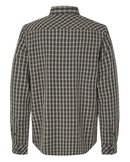 Samsøe & Samsøe Gray Checked Saryan Shirt for men
