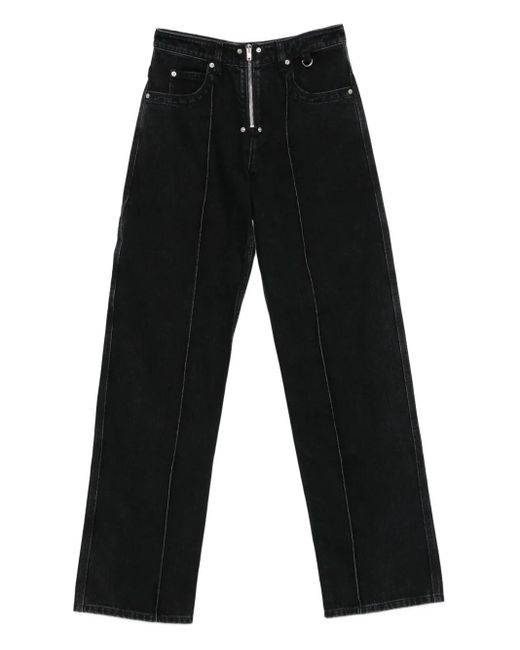Isabel Marant Black Stely Jeans mit Reißverschluss