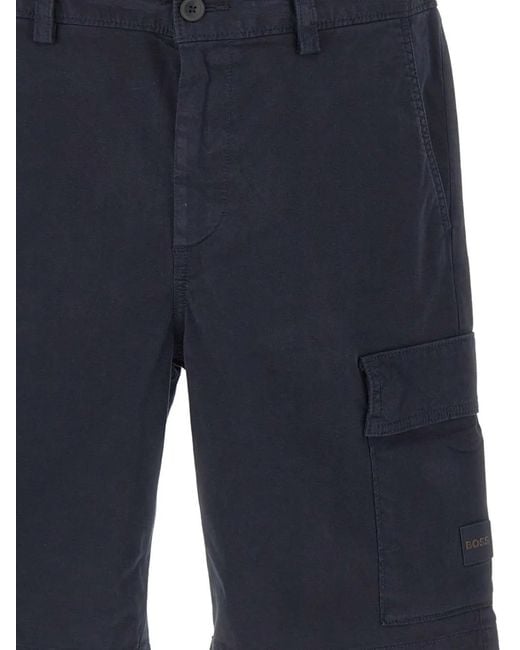 Boss Blue Sisla Cargo Shorts for men