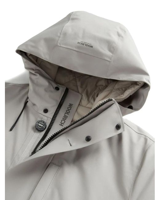 Woolrich Regenmantel mit Kapuze in Gray für Herren