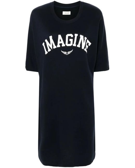 Zadig & Voltaire Black Portman St Imagine Knitted Dress