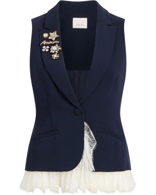 Cinq À Sept Blue Roxie Vest
