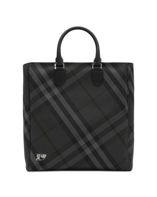 Burberry Grid Tote Bag in Black for Men Lyst UK