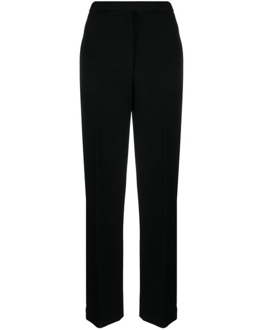 The Row Black Straight-leg Tailored Trousers