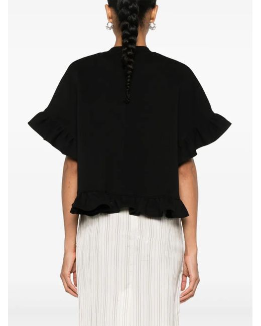 Ioana Ciolacu Black Peony Sweatshirt