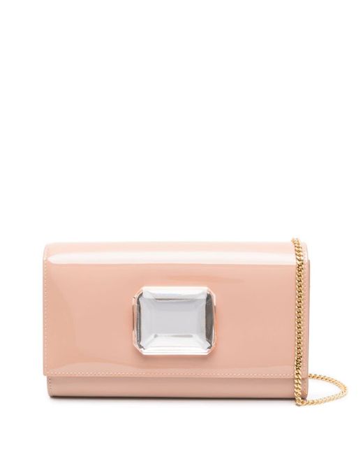Gianvito Rossi Pink Jaipur Clutch Bag