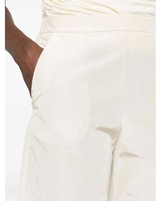 ROSSO35 White Wide-Leg Trousers