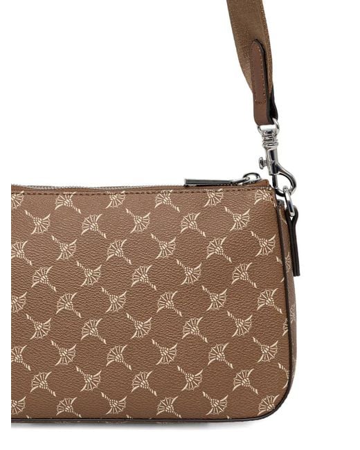 Joop! Brown Logo-Patterned Cross-Body Bag