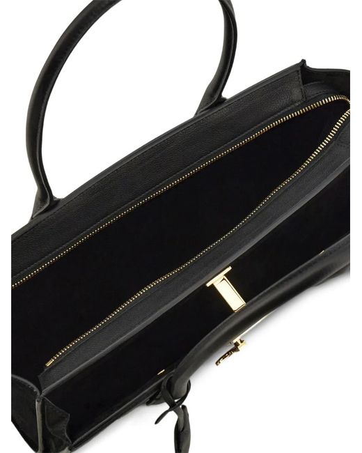 Ferragamo Black Studio Soft Bag (M)