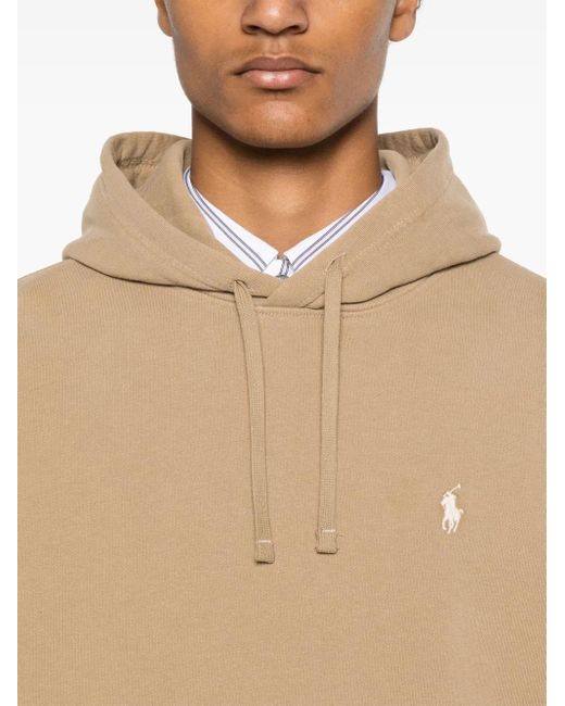 Polo Ralph Lauren Natural Polo Pony-Embroidered Hoodie for men