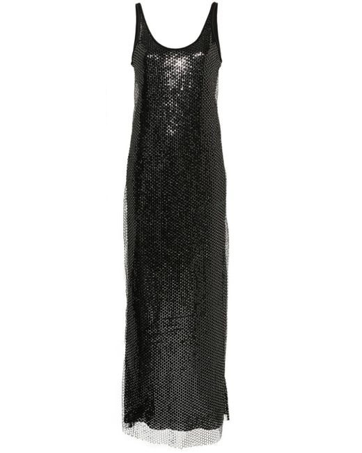 Rag & Bone Black Marcie Sequined Maxi Dress