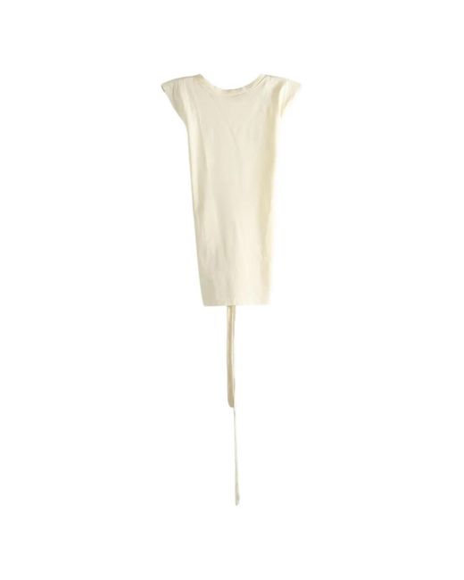 Rier White Tie-Fastening T-Shirt