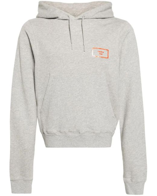 Hoodie En Coton À Logo Appliqué Martine Rose pour homme en coloris White