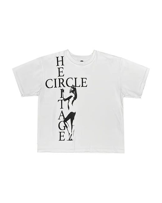 Hysteric Glamour White Pin-Up Girl T-Shirt for men