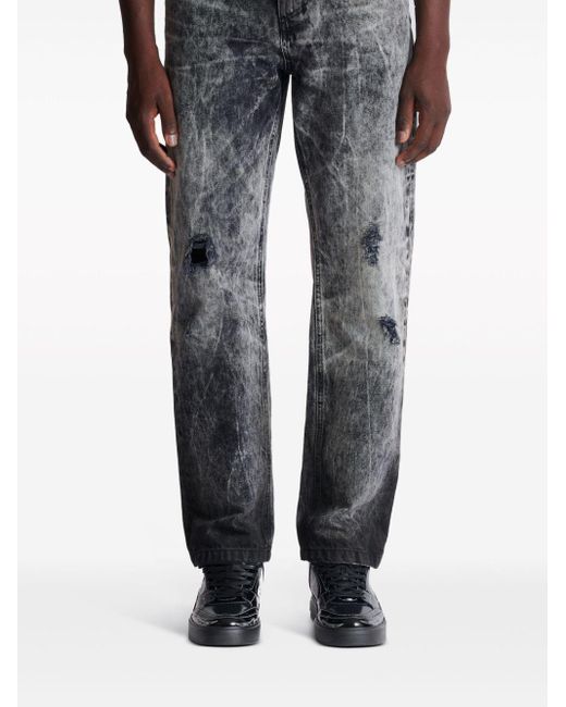 Balmain Jeans aus verwaschenem Denim in Gray für Herren