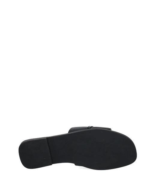 Love Moschino Black Heart-Charm Slides
