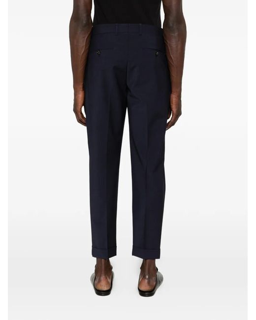BE ABLE Blue Pantalon À Ourlet Retroussé for men