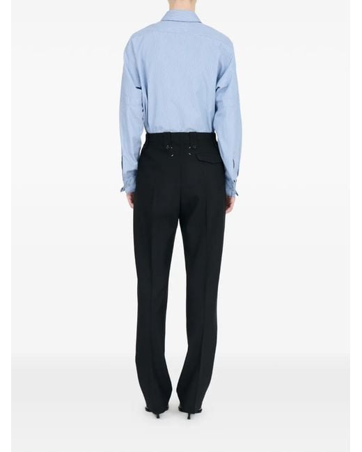 Maison Margiela Black Buttoned Trousers