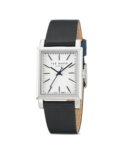 Ted Baker Gray Rectangular-Shape 26Mm Watch