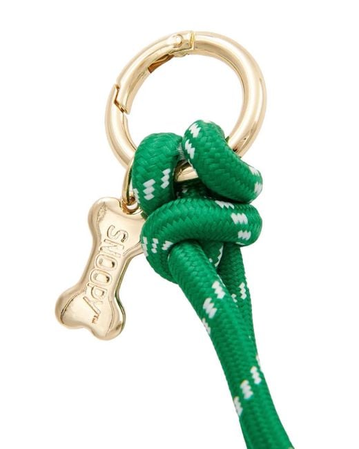 Essentiel Antwerp Green Snoopy Woodstock Charm Bag Accessory