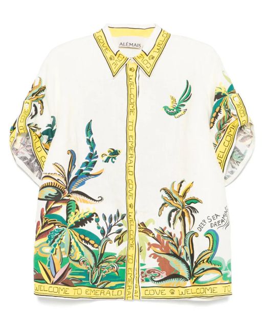 ALÉMAIS Day Dream シャツ Yellow
