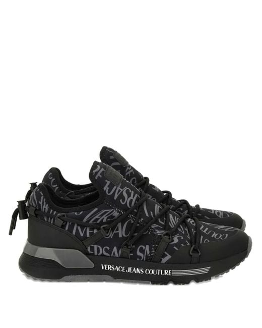メンズ Versace Jeans Couture レースアップ スニーカー Black