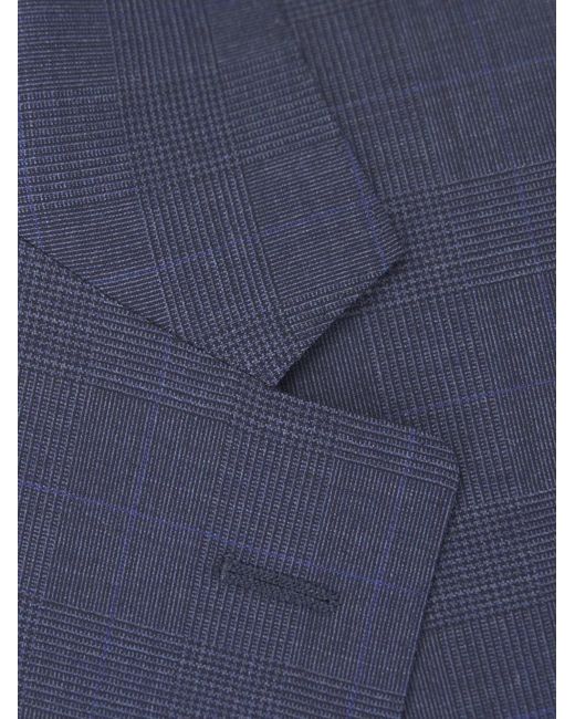 Canali Blue Single-Breast Suit for men
