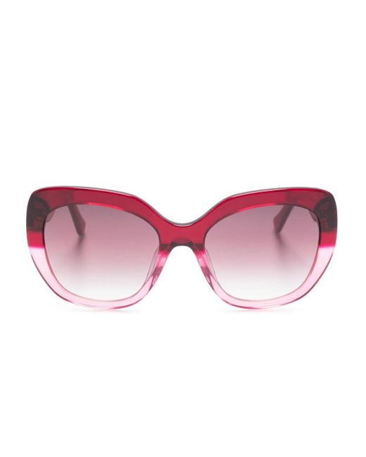 Kate Spade Pink Winslet Oversize-frame Sunglasses
