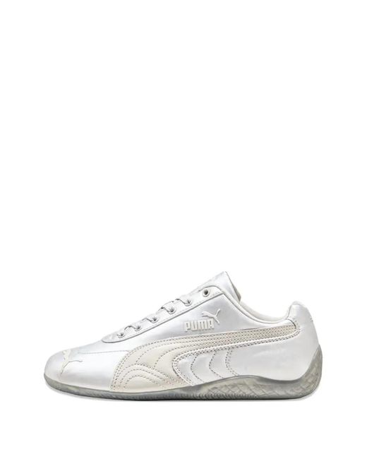PUMA White Anodized Speedcat Sneakers